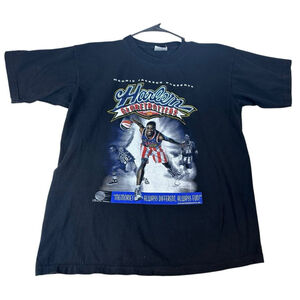 Vintage‎ Harlem Globetrotters Shirt Men Large Black Tee 90s Basketball Tour 1999